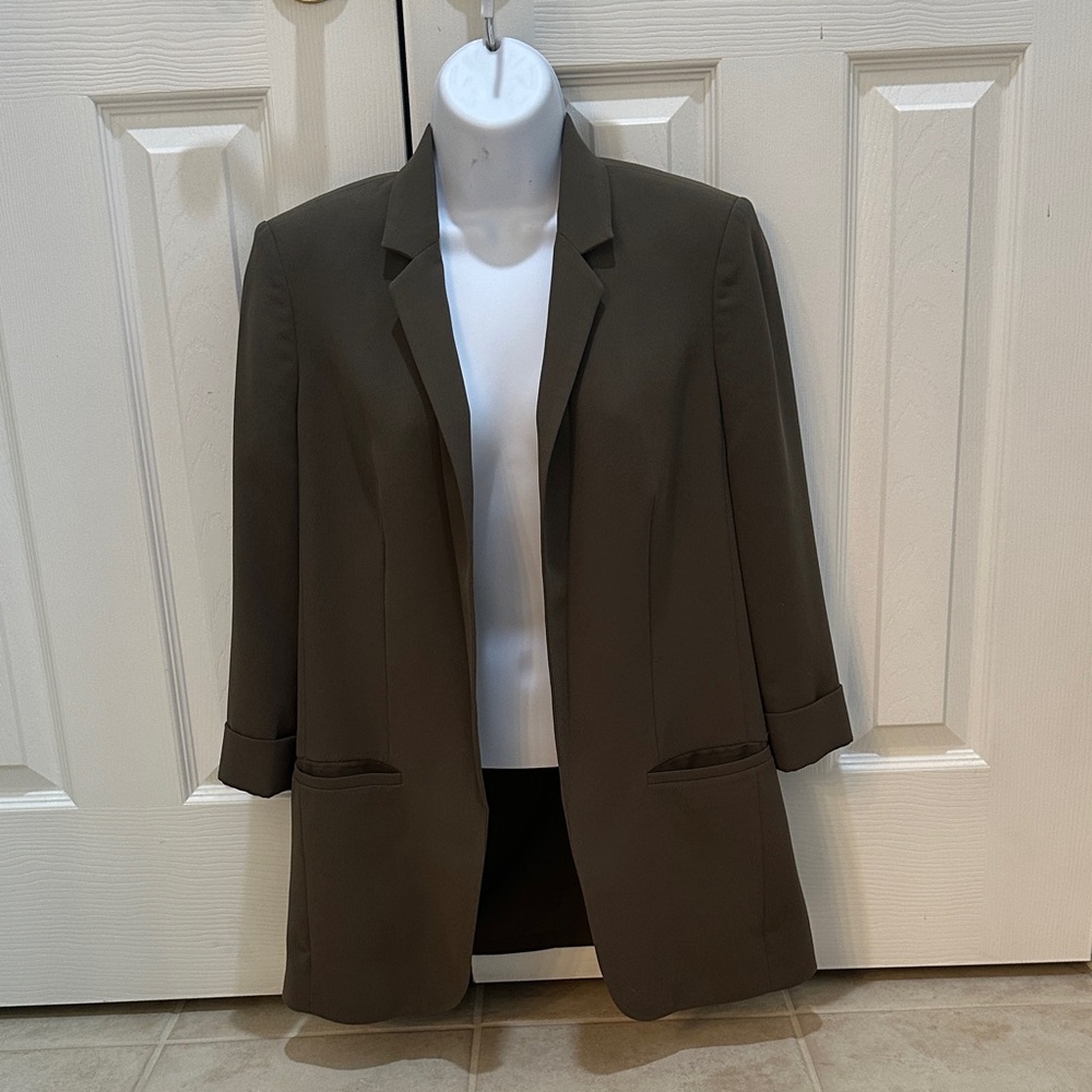 Express Olive Green Blazer